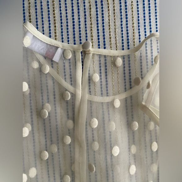 Red Valentino Ivory  tulle dress and silver studs size 38 US 4 - Picture 11 of 16